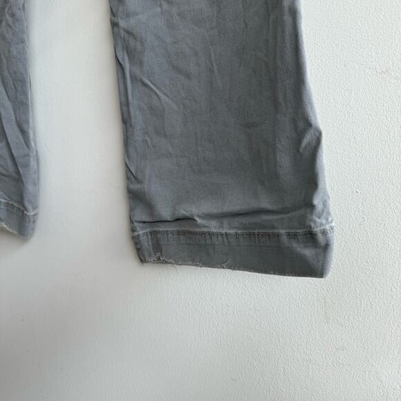 Abercrombie & Fitch Low Rise Grey/Blue Flared Jeans - 2 - Picture 7 of 10